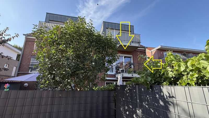 Nur mit Wohnberechtigungsschein
OG-Wohnung mit Südbalkon